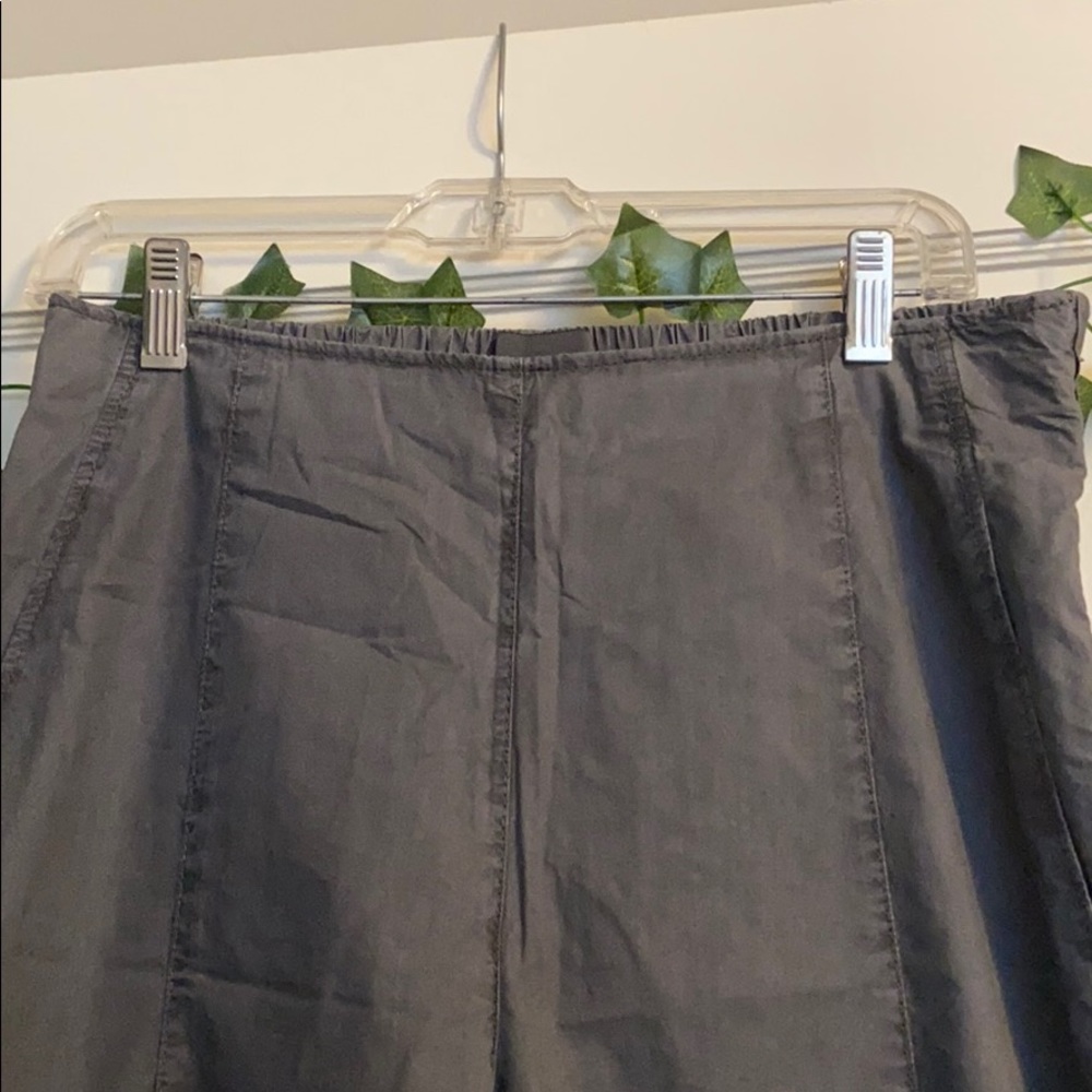 OSKA Lagenlook Boho Grey wide leg pants size 2
